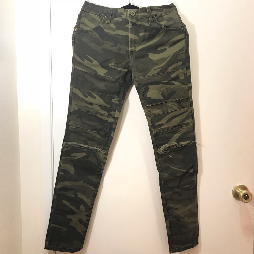 Camo Pants - ‘Golden Denim’